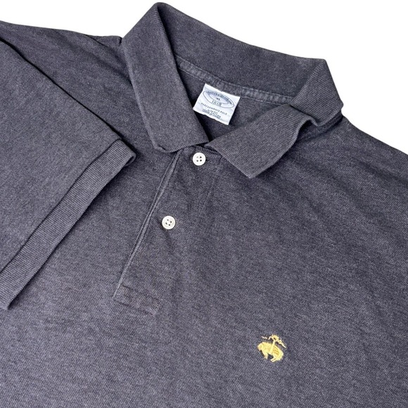 Brooks Brothers Other - Brooks Brothers Performance Polo Mens XL Gray Slim Fit‎ Short Sleeve 1818 Cotton